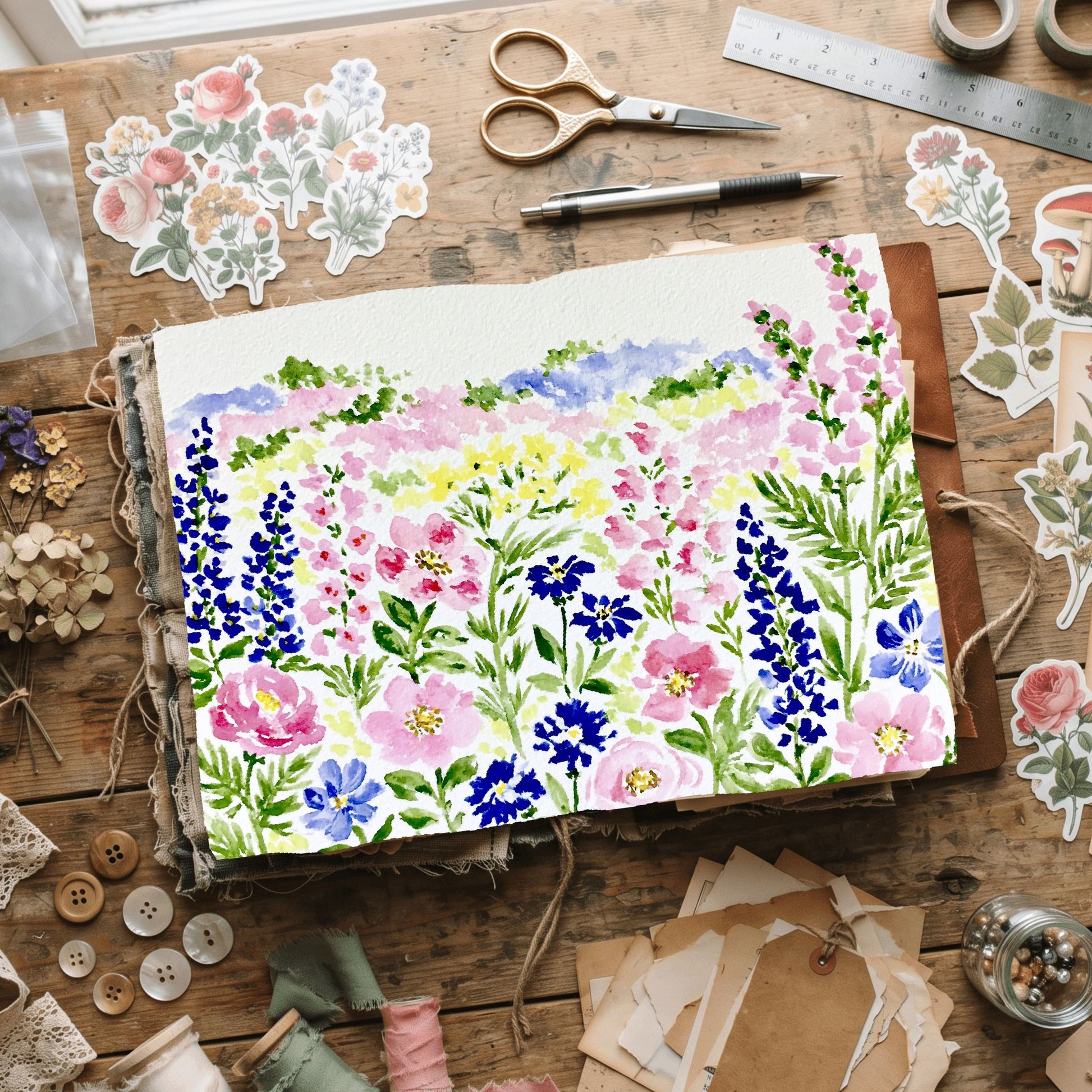 Soft Impressionist Landscape Painting