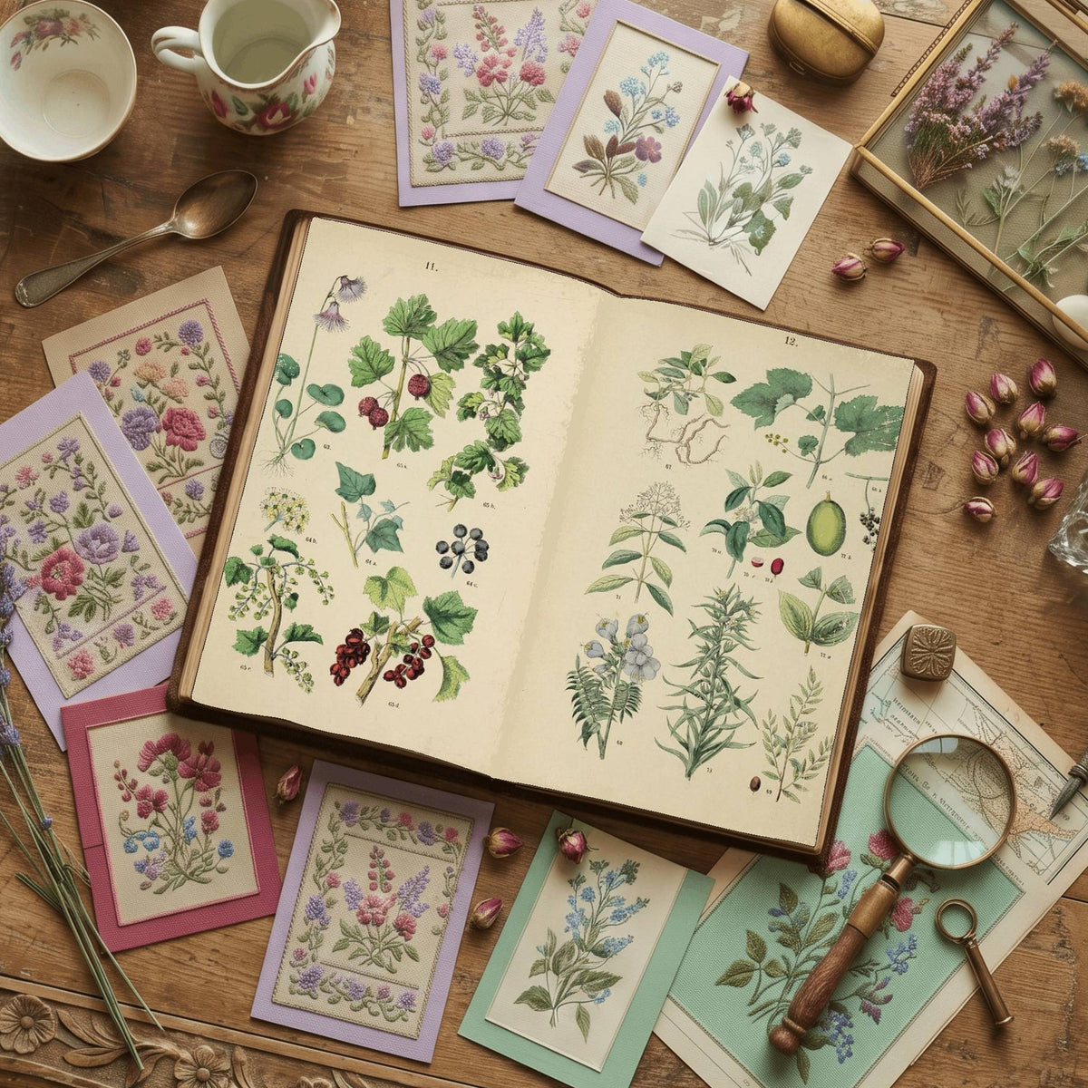 Botanical Digital Papers