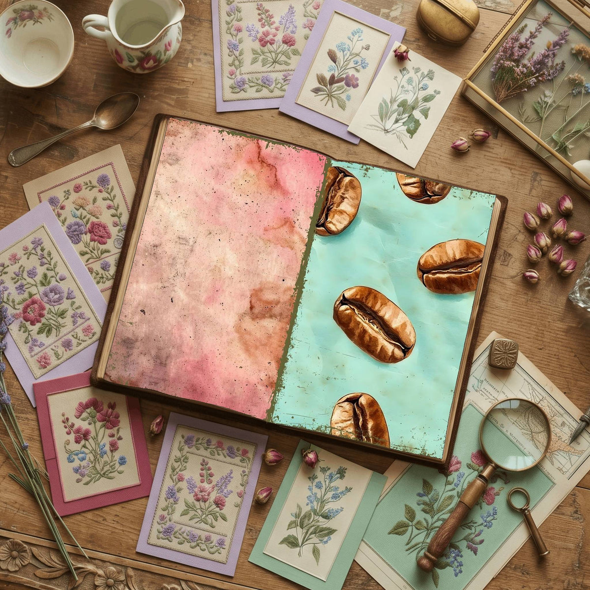 Coffee Digital Papers