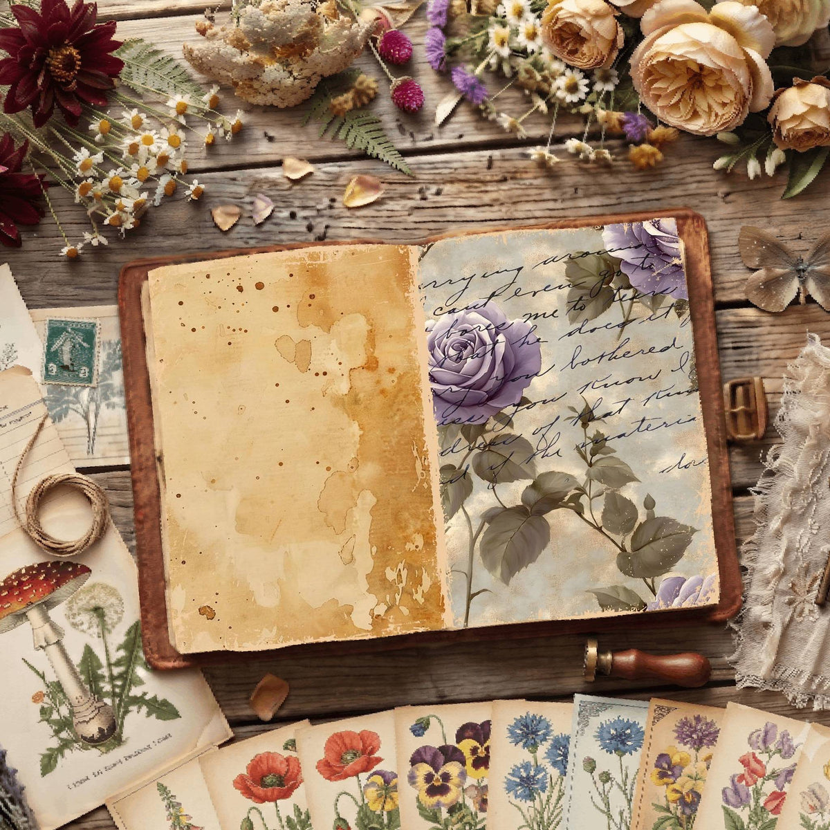 Floral Digital Papers