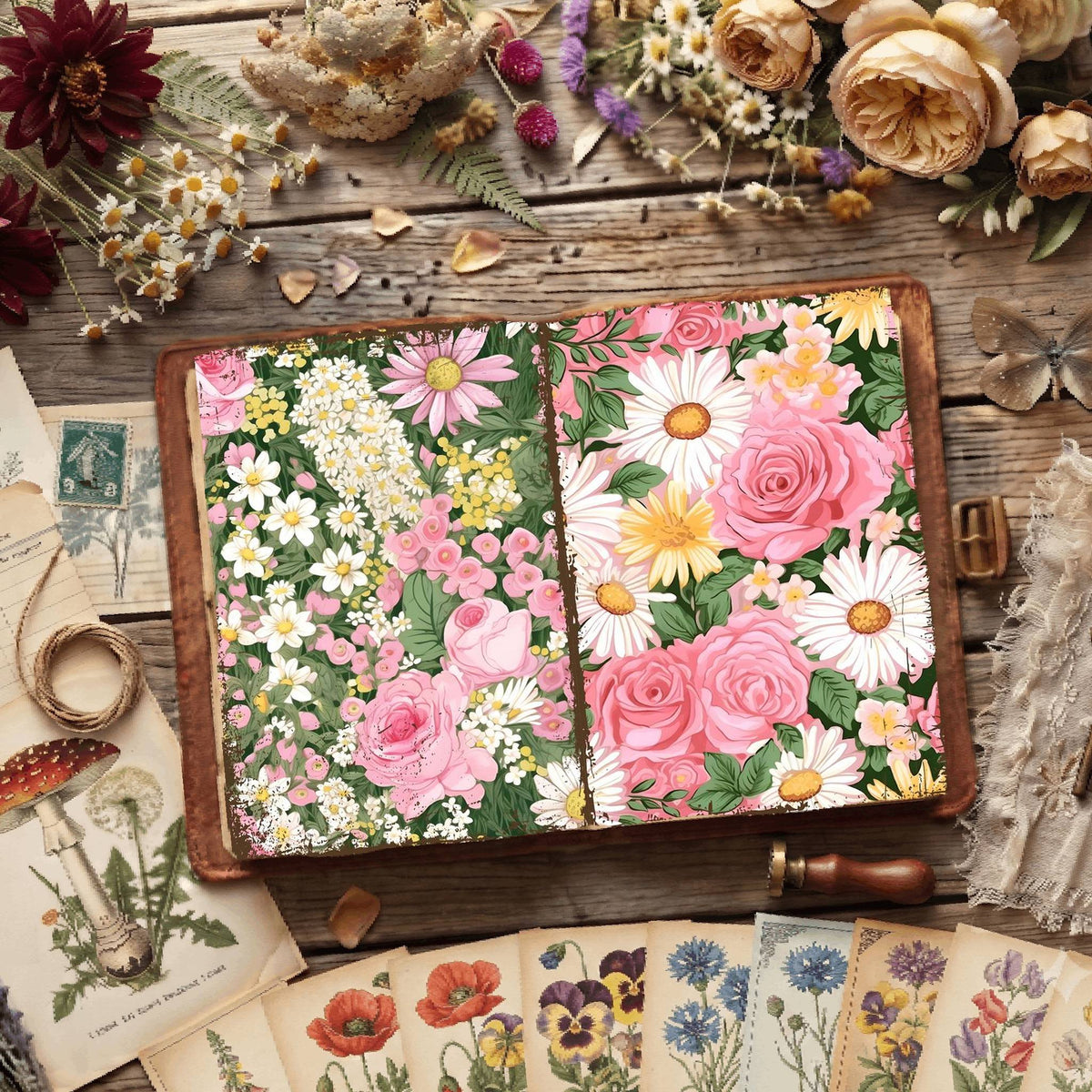 Floral Digital Papers