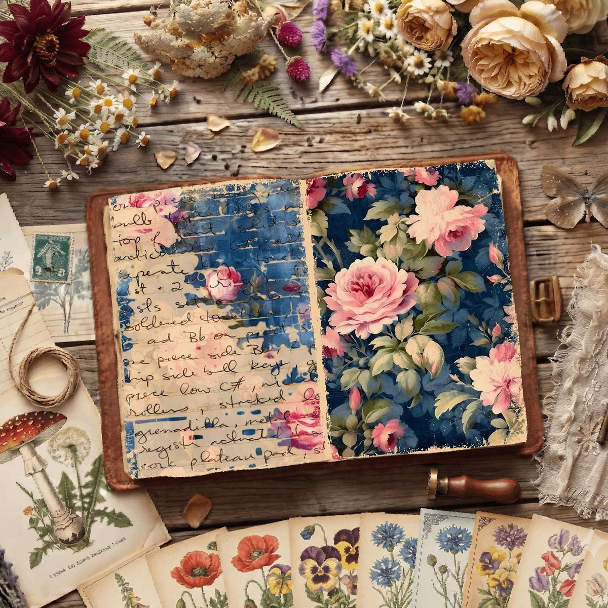 Floral Digital Papers