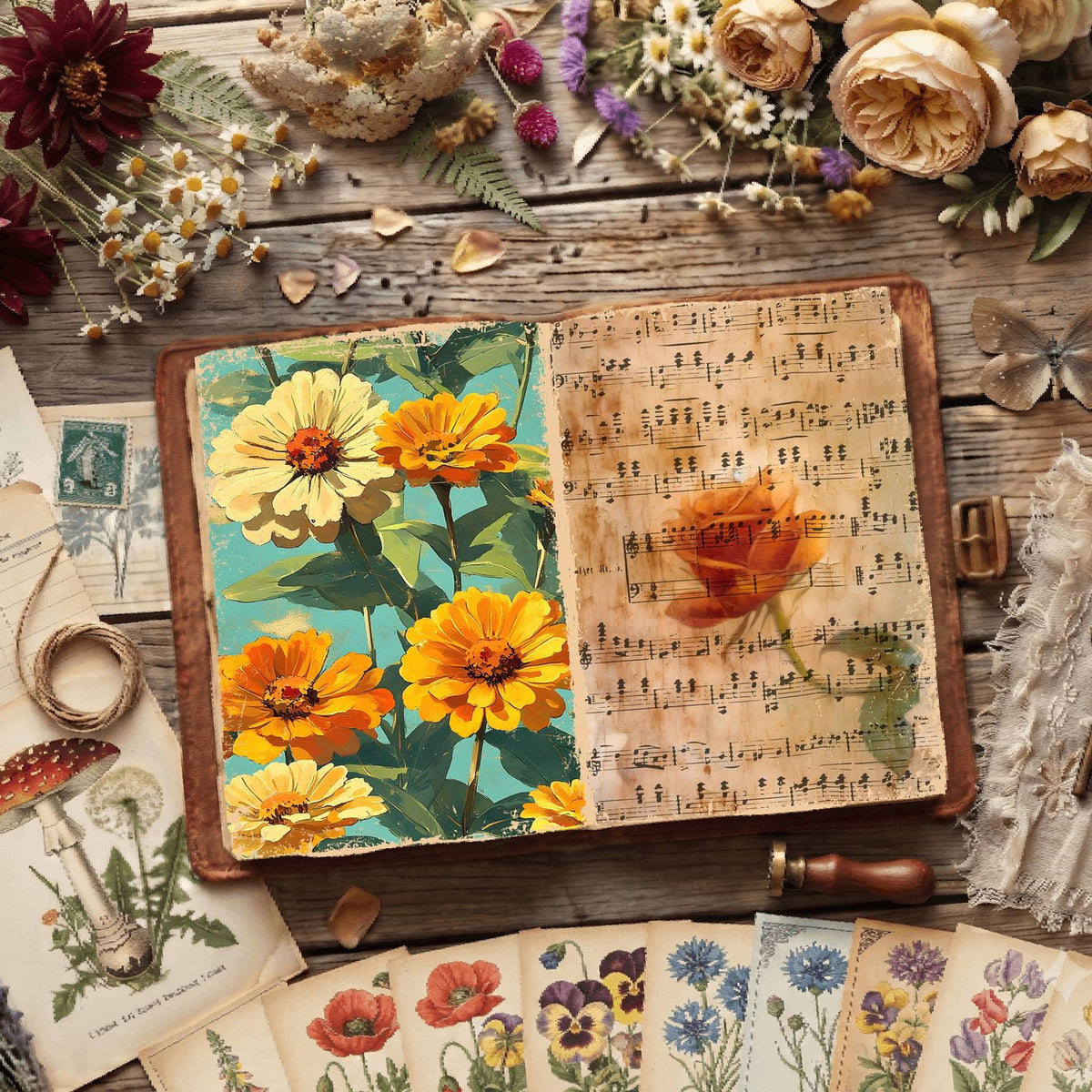 Floral Digital Papers