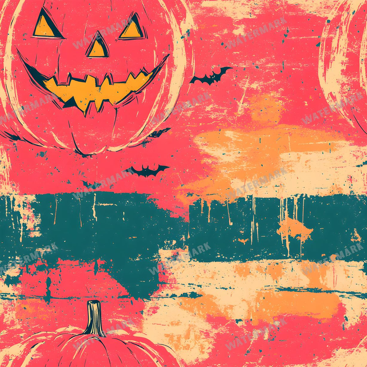Halloween Seamless Pattern
