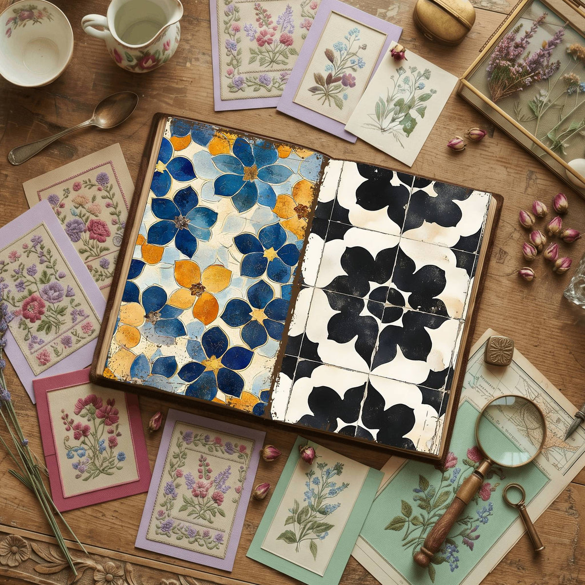 Moroccan Pattern Digital Papers