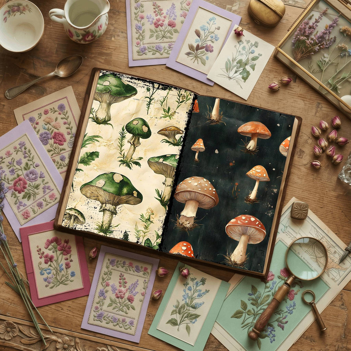 Mushroom Digital Papers