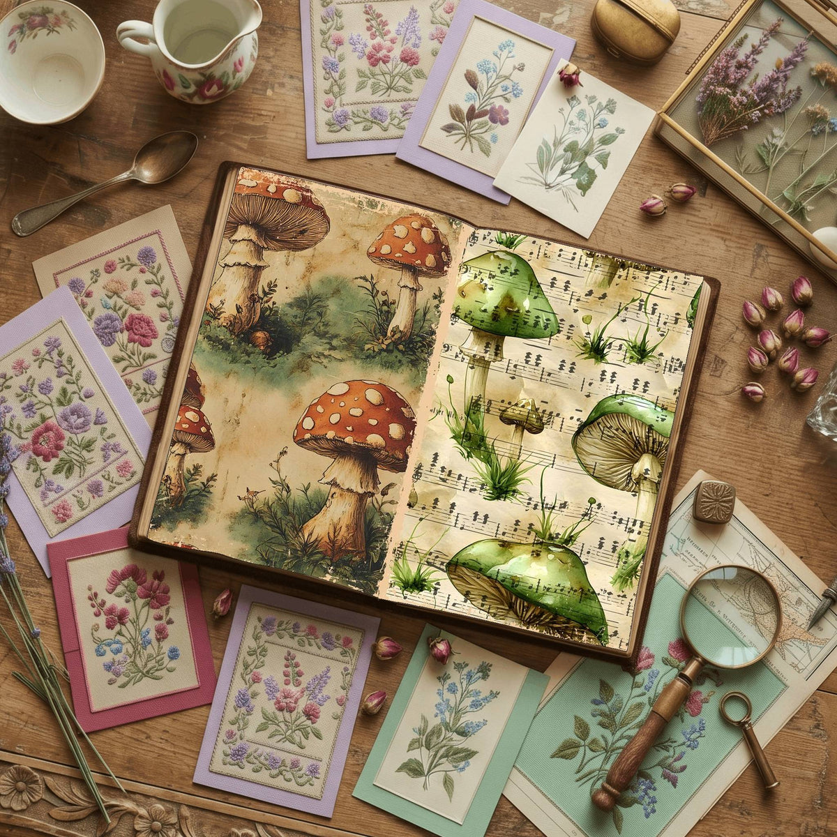 Mushroom Digital Papers