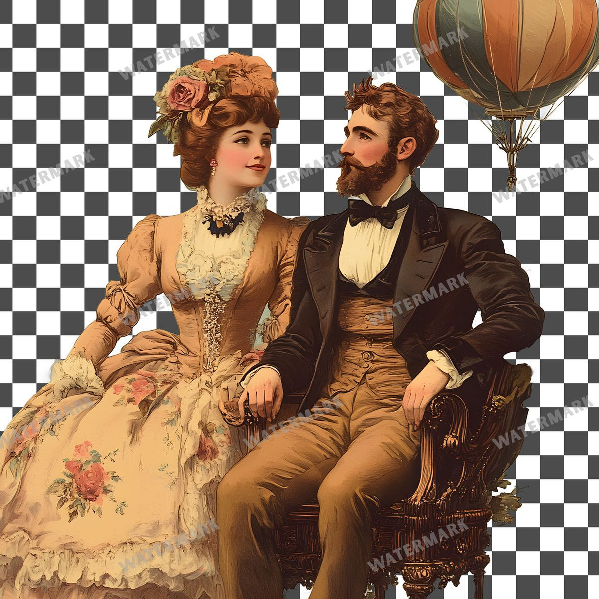 Travel Vintage Style Clipart Pngs