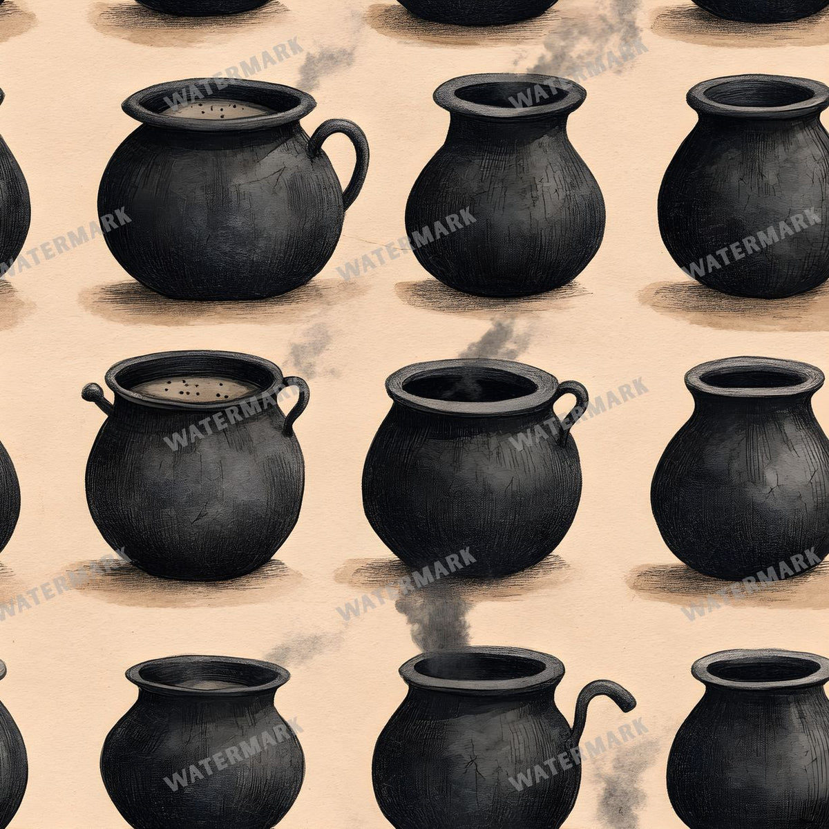 Witchcraft Seamless Pattern
