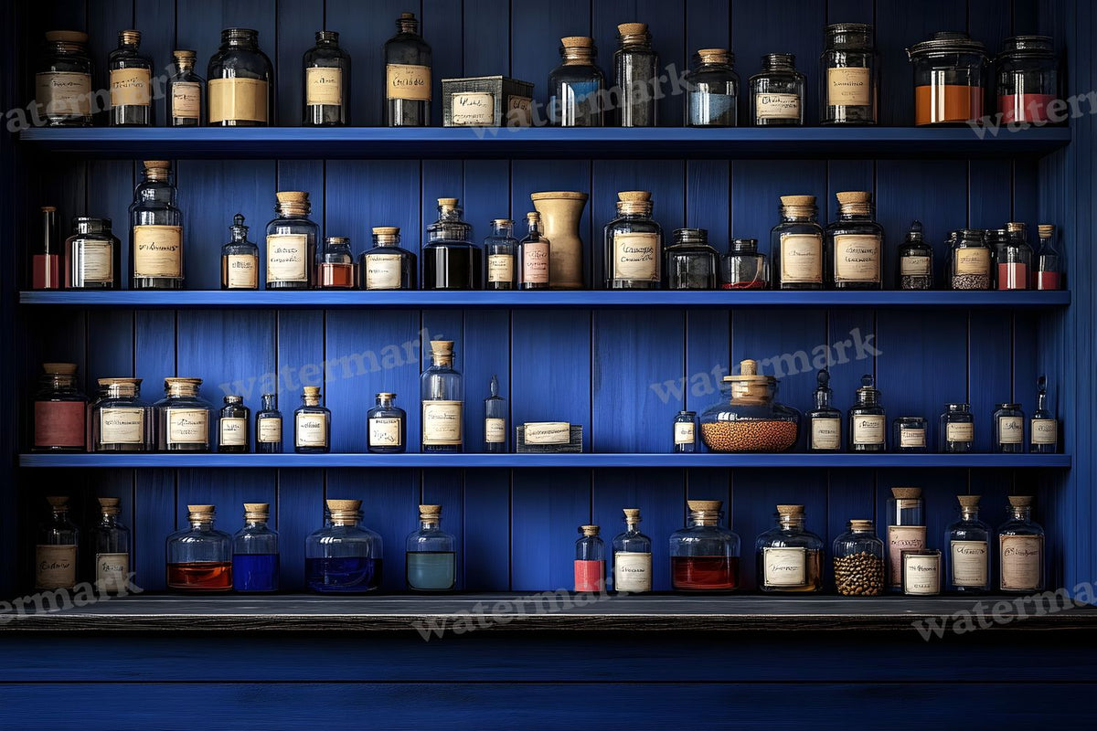 Witchs Apothecaryblue Backdrop Images