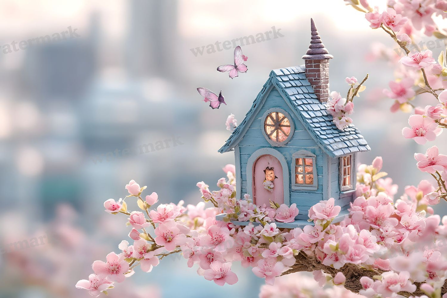 Witchs Hut Backdrop Images