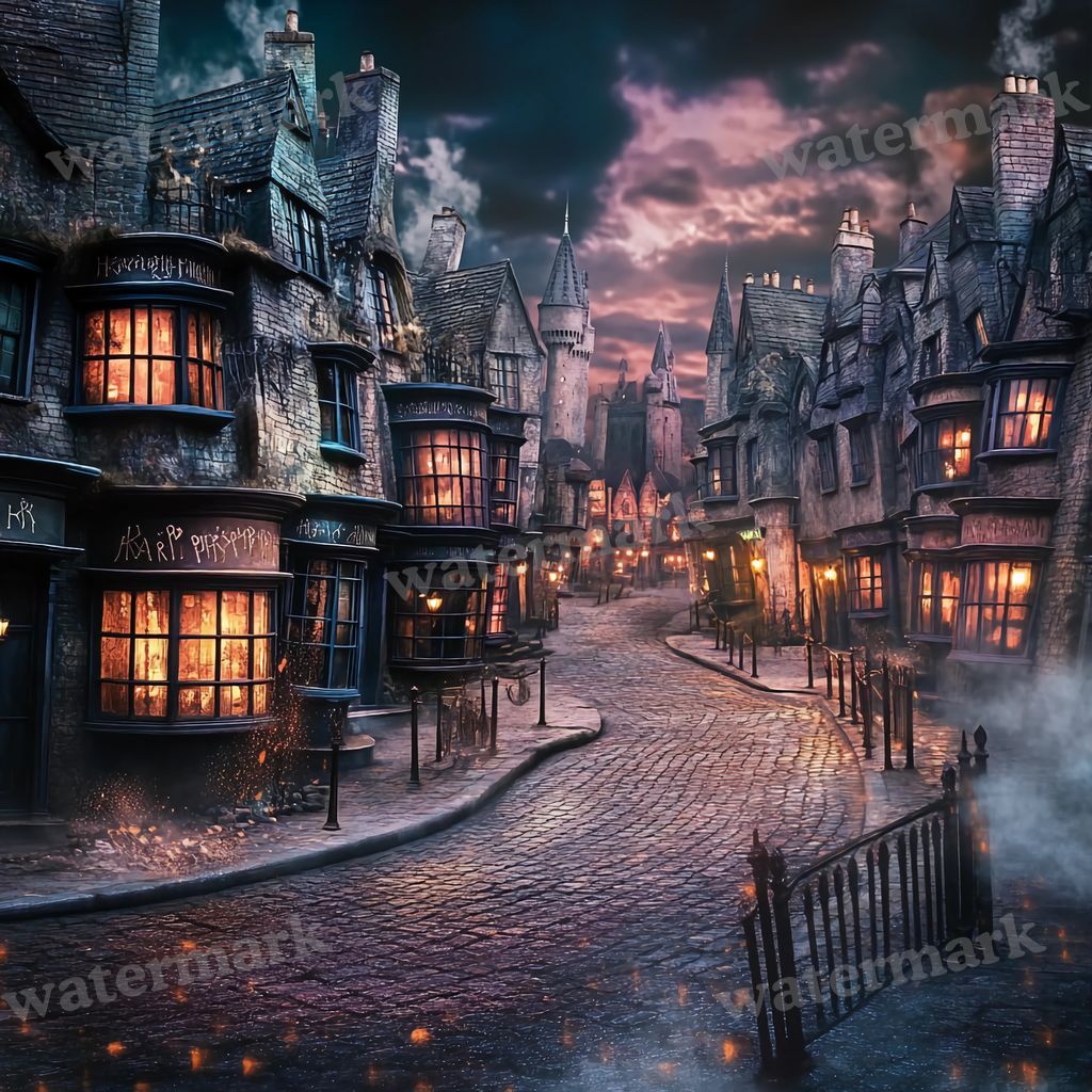 Wizarding School Movie Scene Backdrop Images