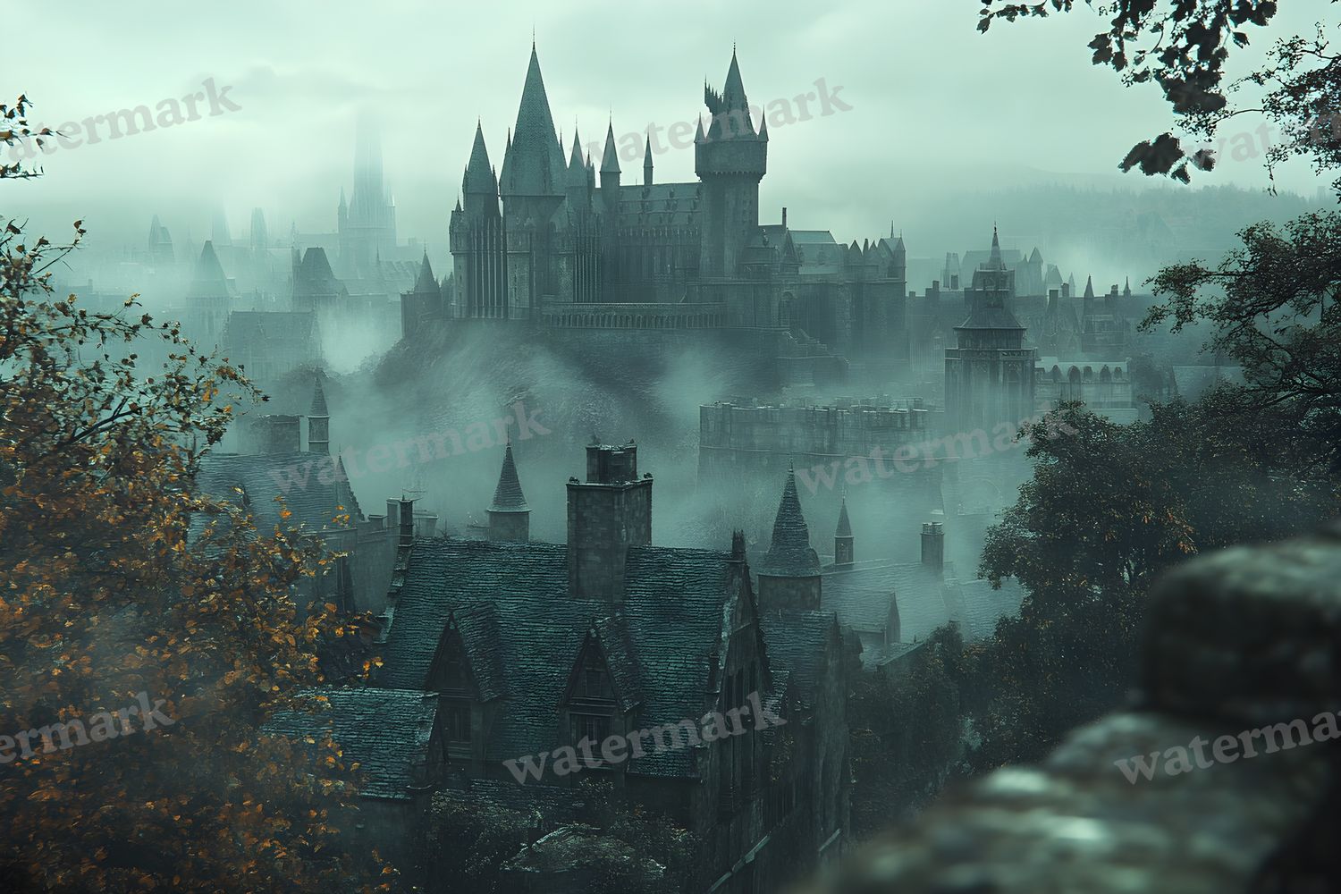 Wizarding School Backdrop Images