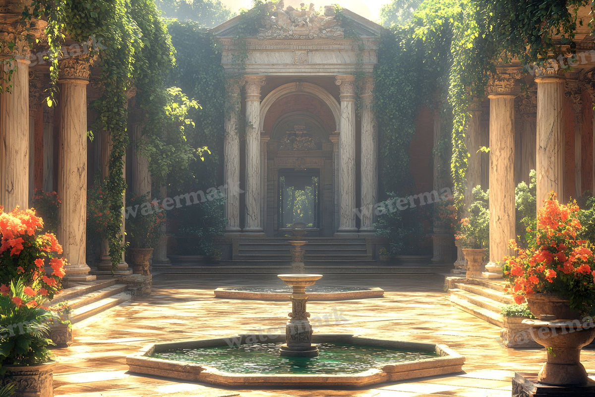 Ancient Roman Courtyard Backdrop Images