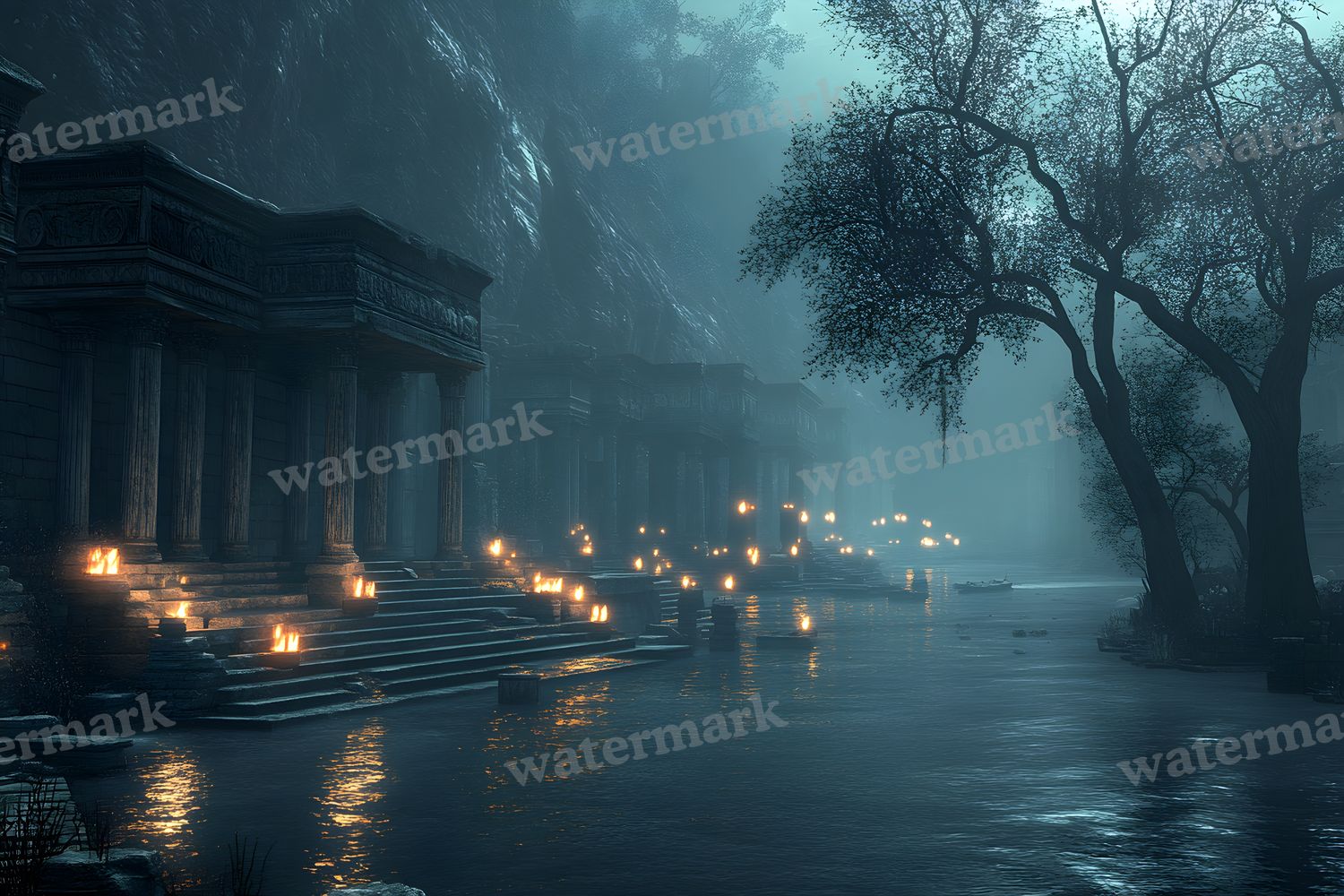 Ancient Roman Night Backdrop Images