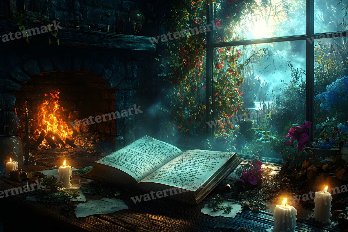 Ancient Witchgrimoire Backdrop Images
