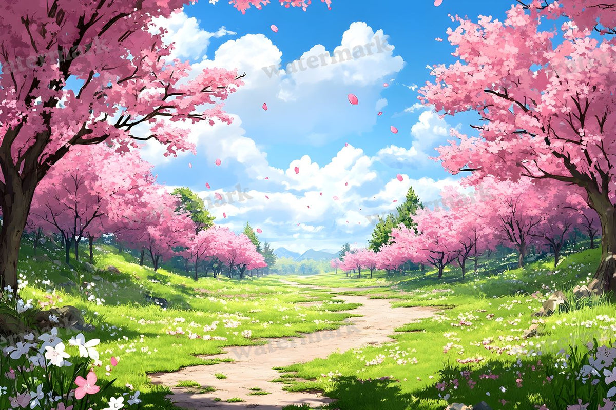 Spring Blossom Escape Backdrop Images