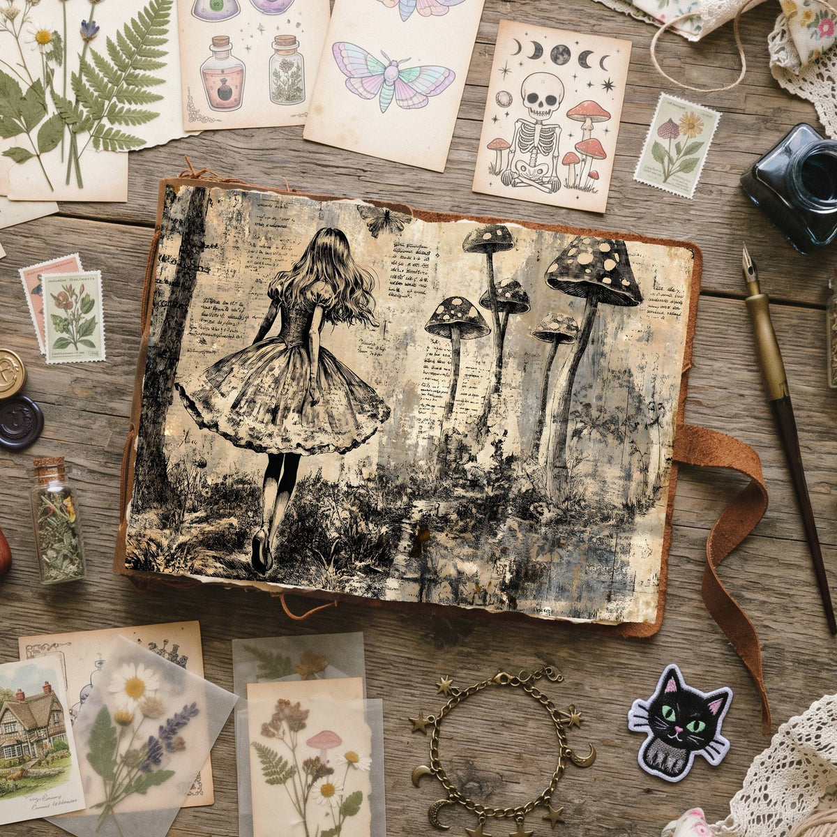 Alice In Wonderland Digital Papers