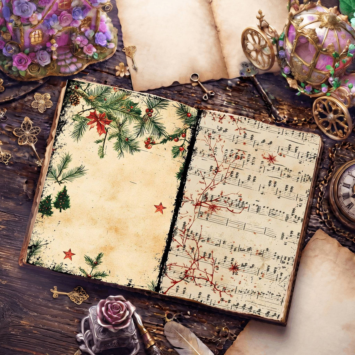 Christmas Digital Papers