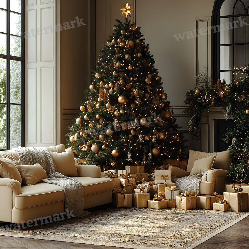 Classic Christmas Backdrop Images