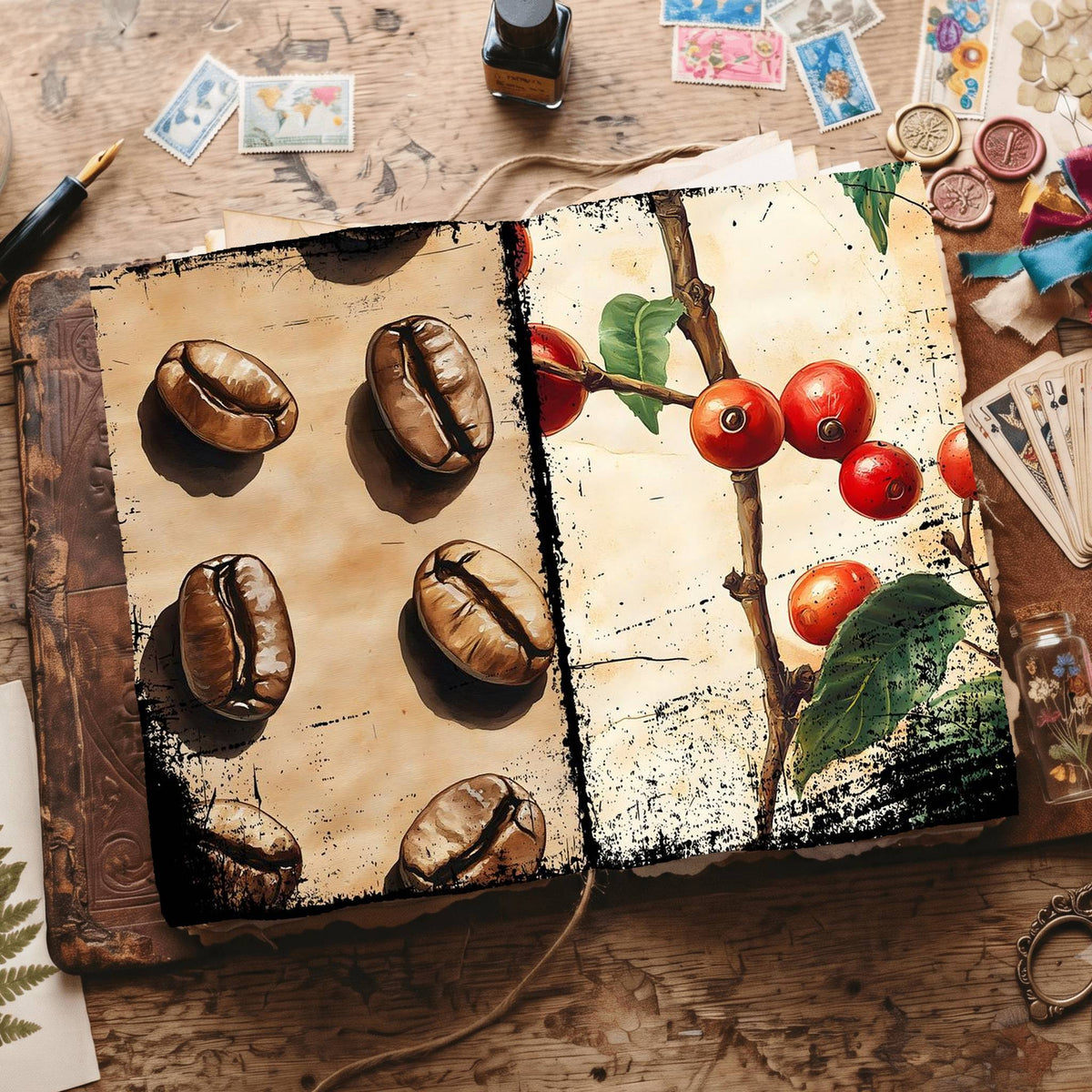 Coffee Digital Papers