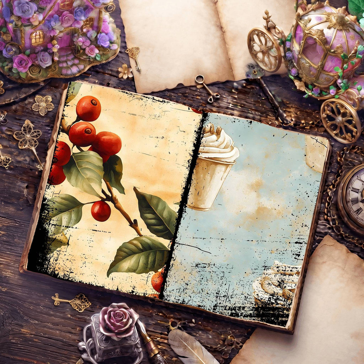 Coffee Digital Papers