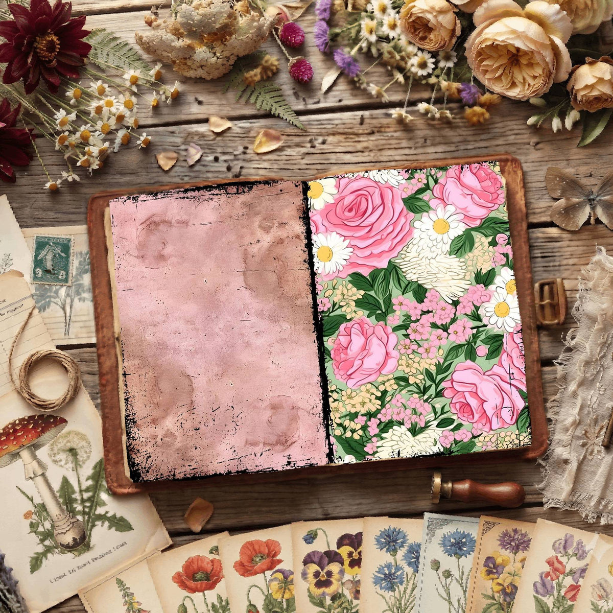 Floral Digital Papers