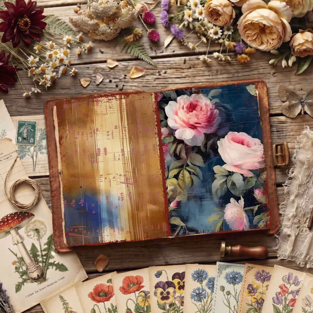 Floral Digital Papers