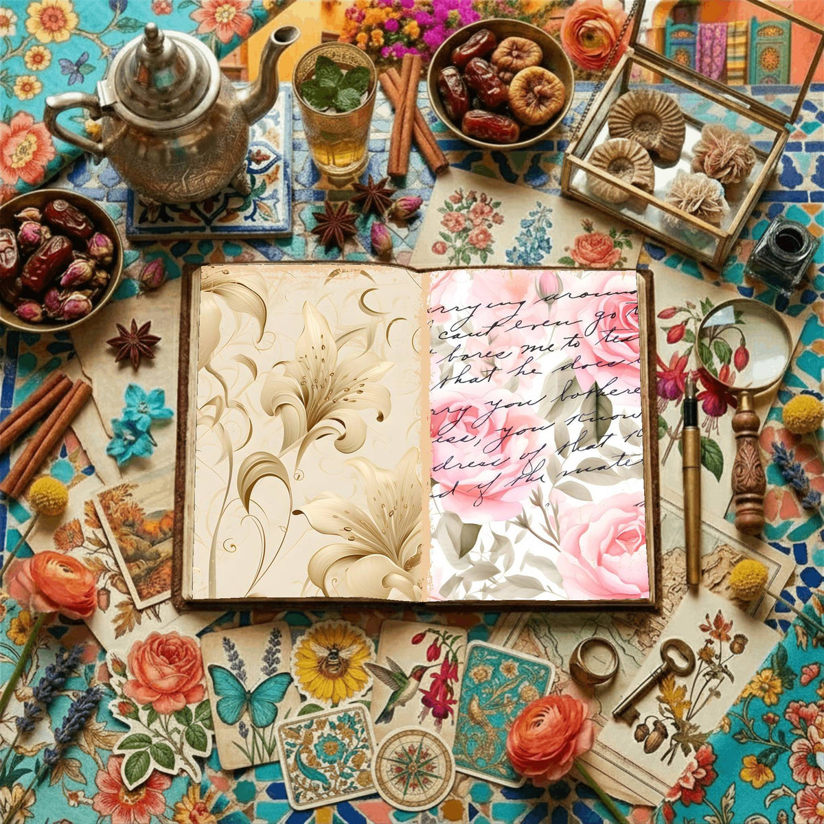 Floral Digital Papers