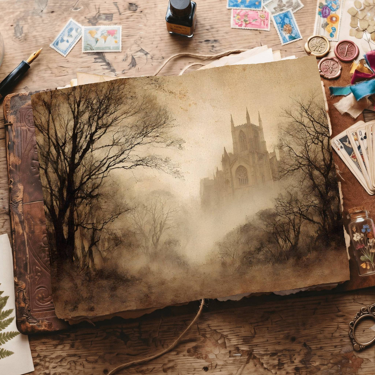 Gothic Digital Papers