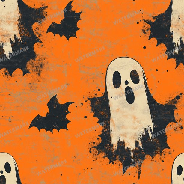Halloween Seamless Pattern
