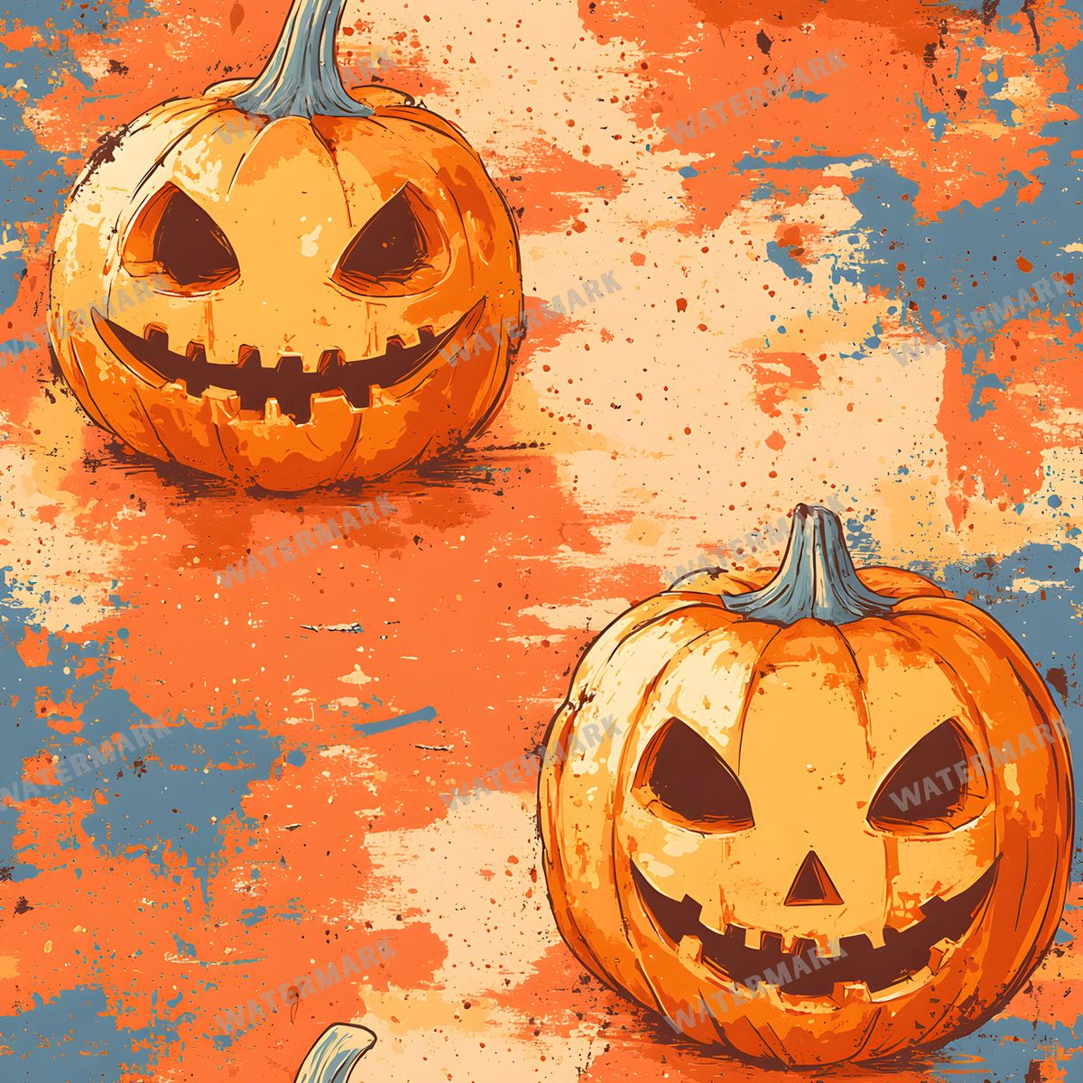 Halloween Seamless Pattern