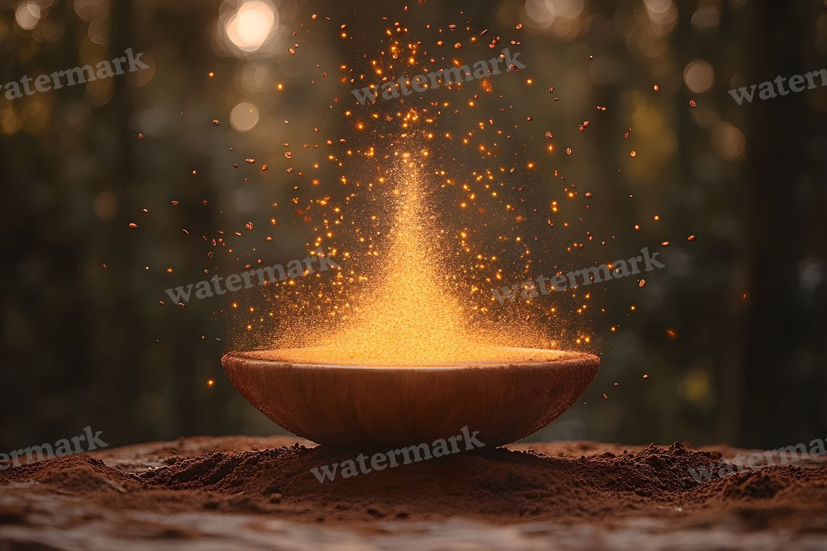 Magical Coffee digital photo backdrop for photo editing, preview 30