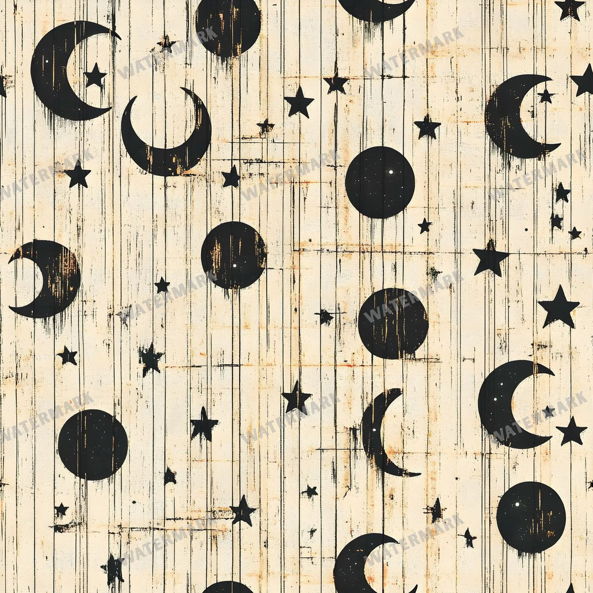 Moon seamless pattern digital paper, repeating design 31