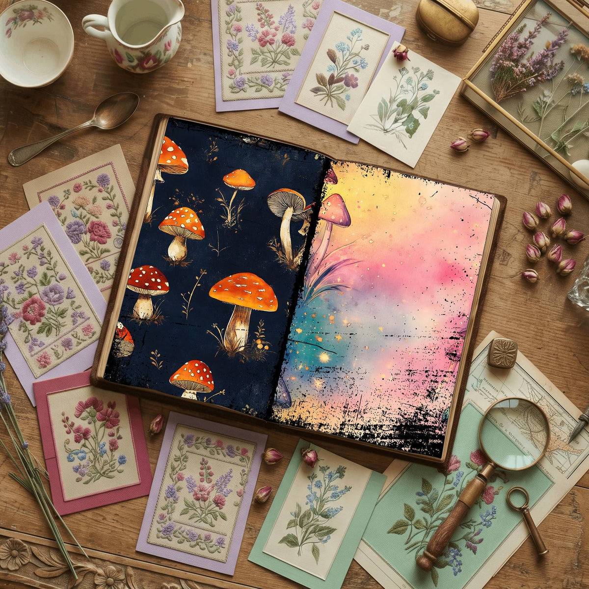 Mushroom Digital Papers