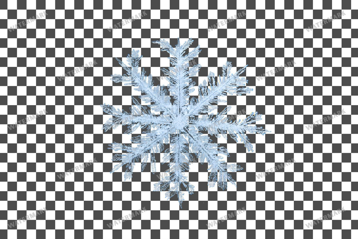 Snowflake Flurry Overlay Swirling Flakes