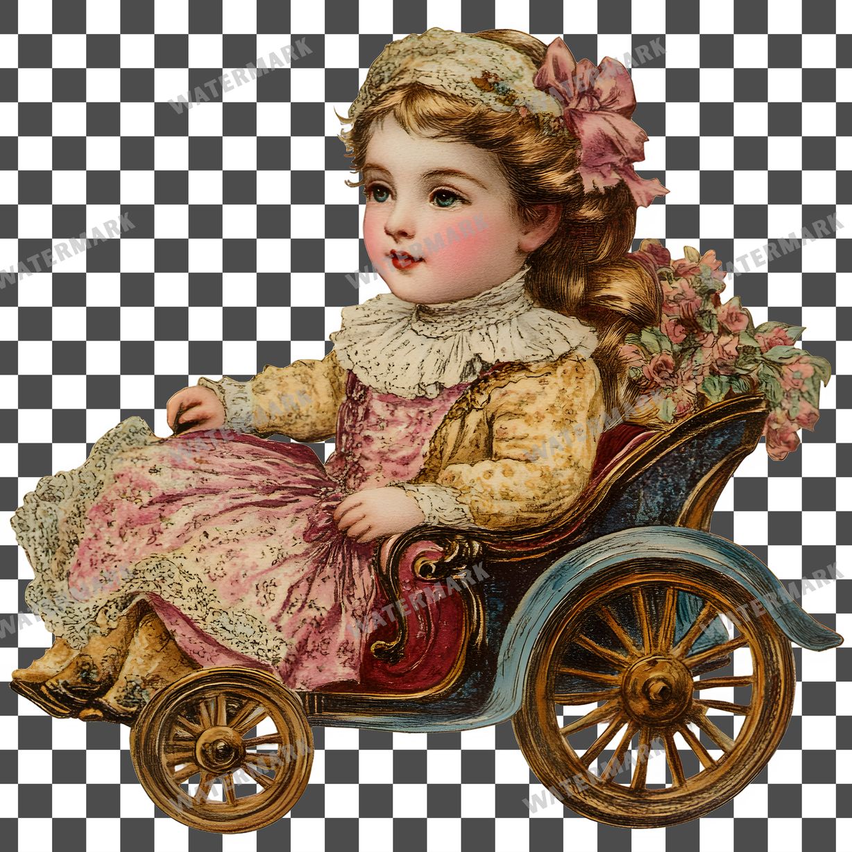 Toy Vintage Style Clipart Pngs