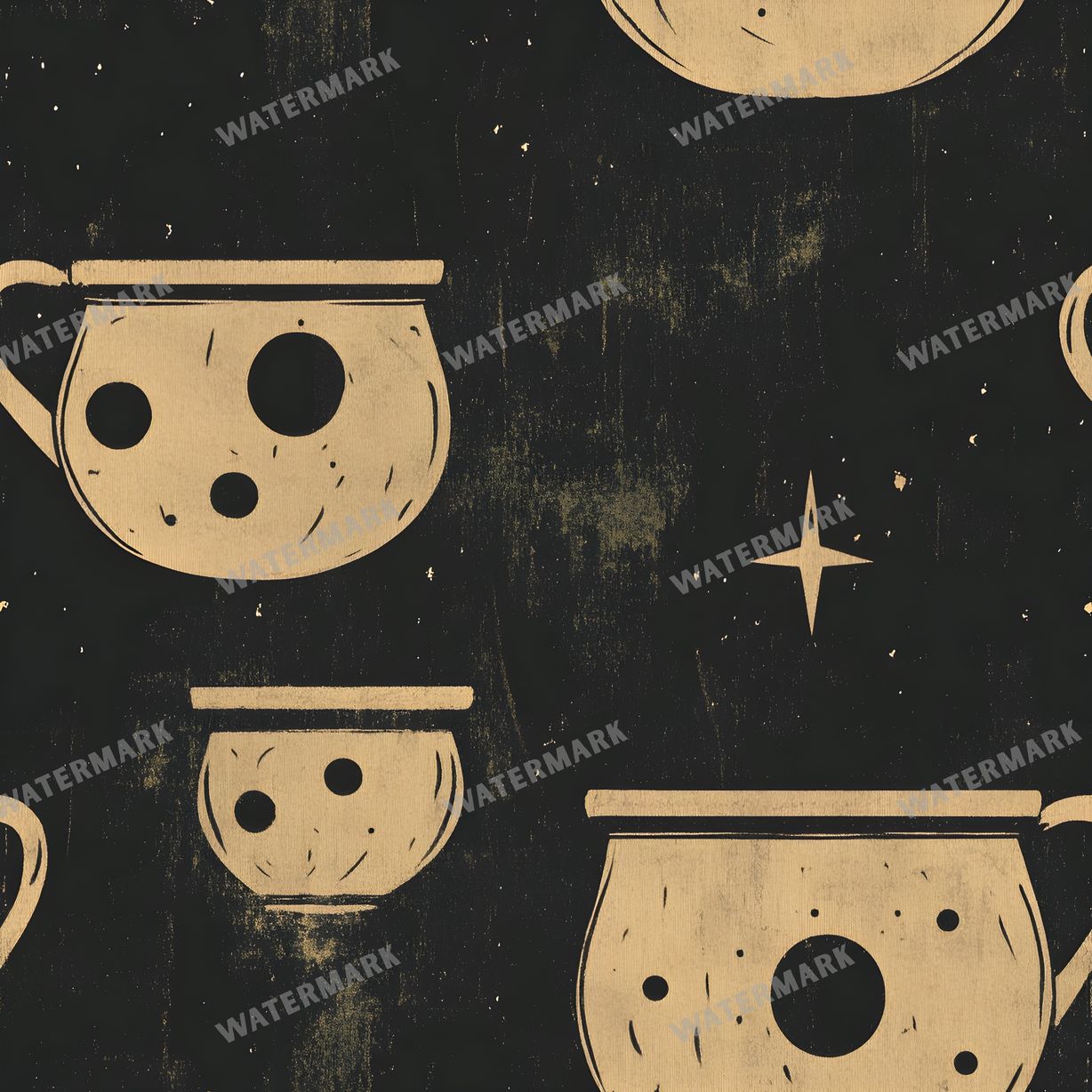 Witchcraft Seamless Pattern