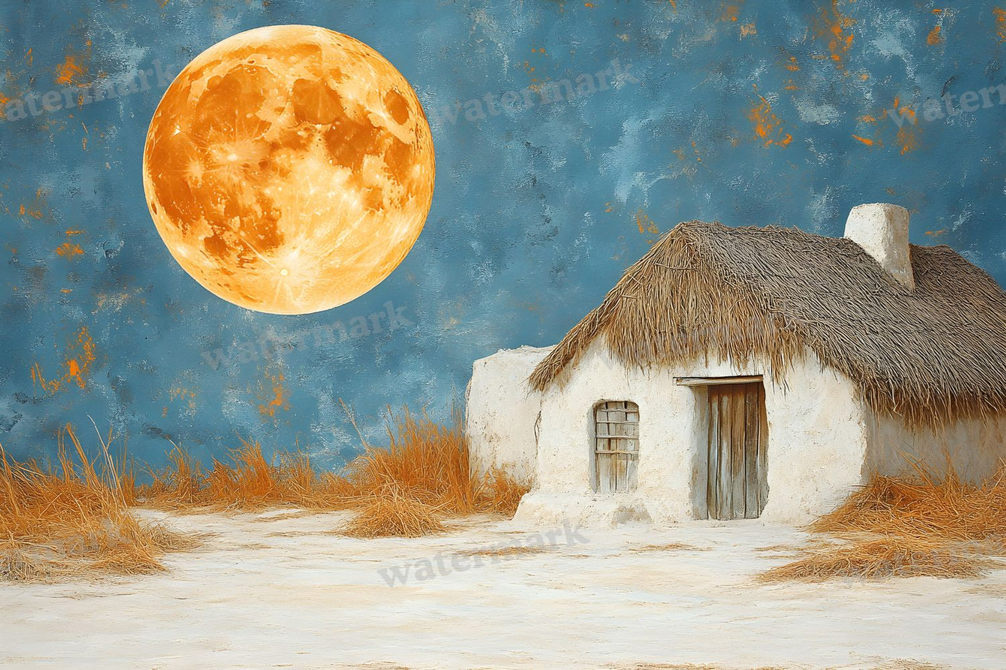 Witchs Hut Backdrop Images