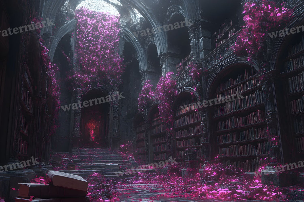 Wizards Library Backdrop Images