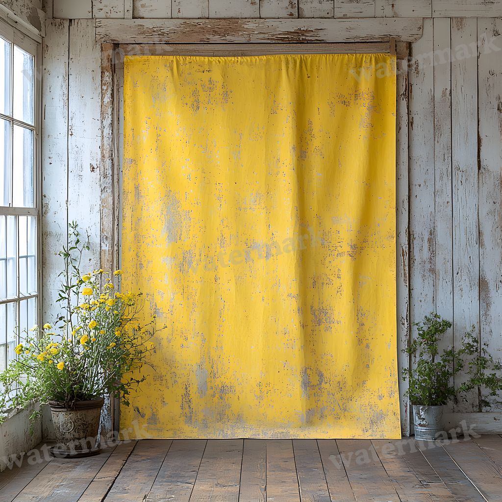 Yellow Pastel Room Backdrop Images