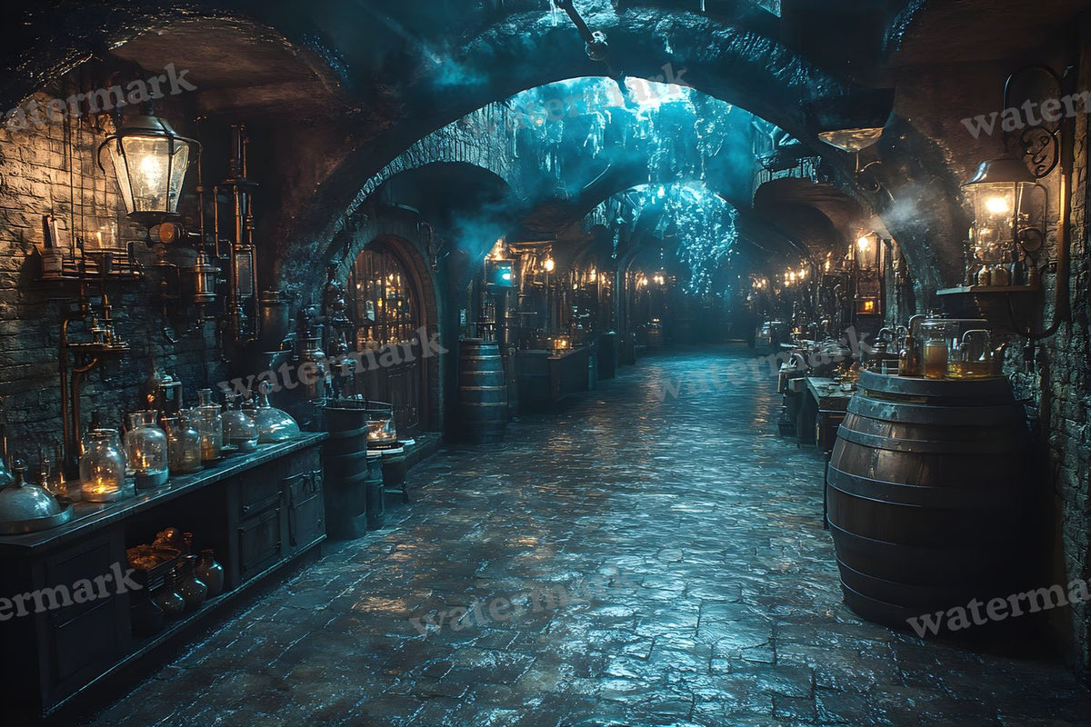 Alchemist Corner Study Backdrop Images