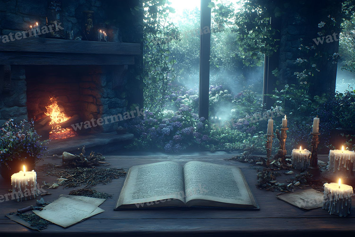 Ancient Witchgrimoire Backdrop Images