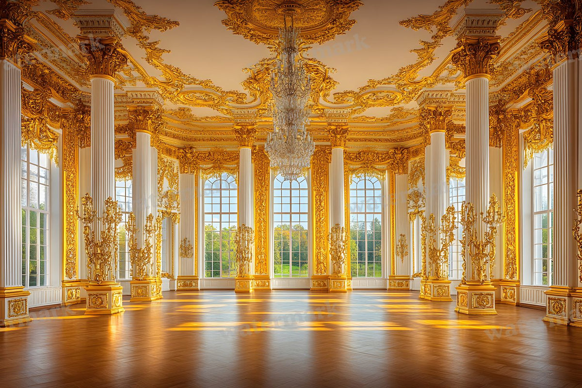 Opulent Baroque digital photo backdrop for photo editing, preview 31