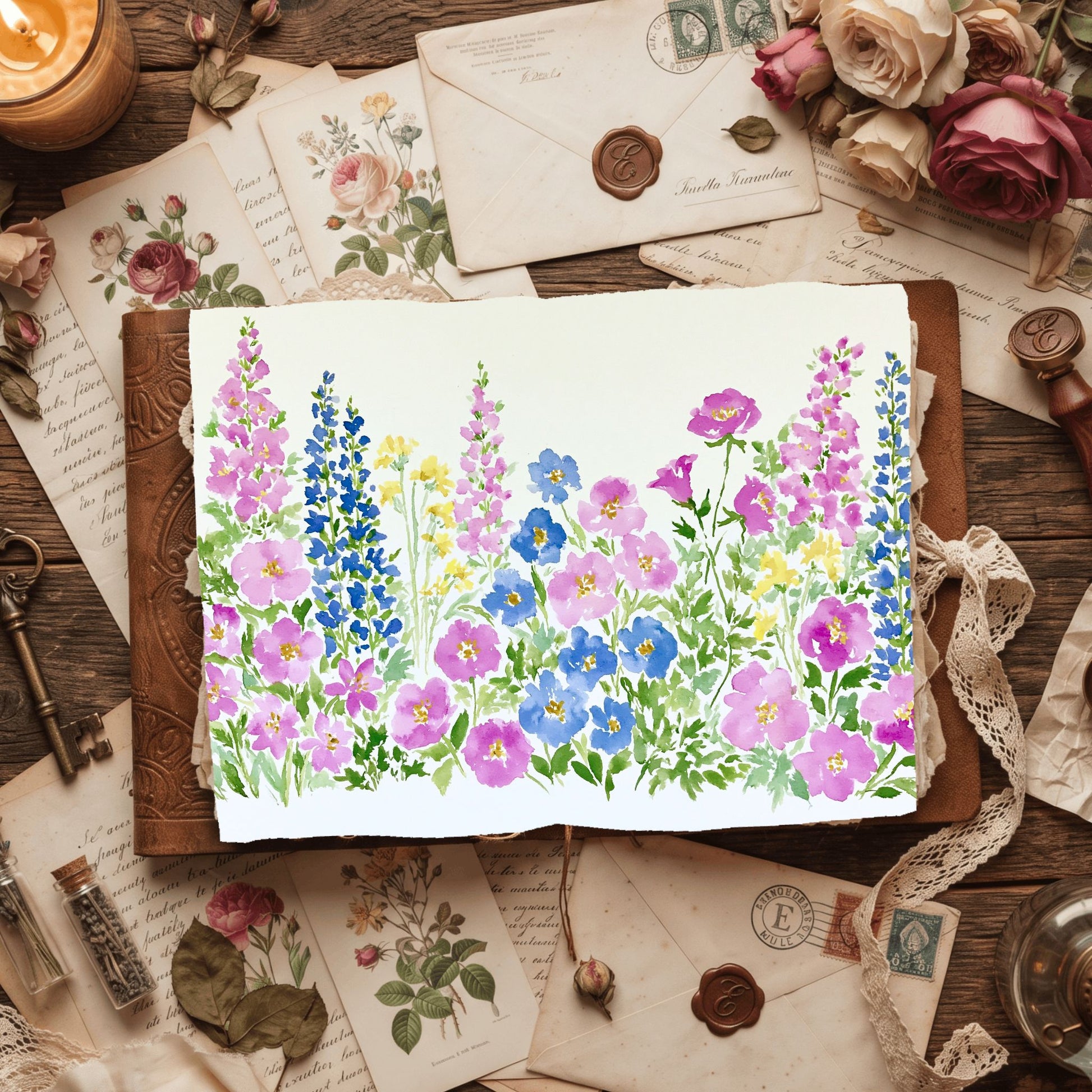 Soft Impressionist Landscape Painting