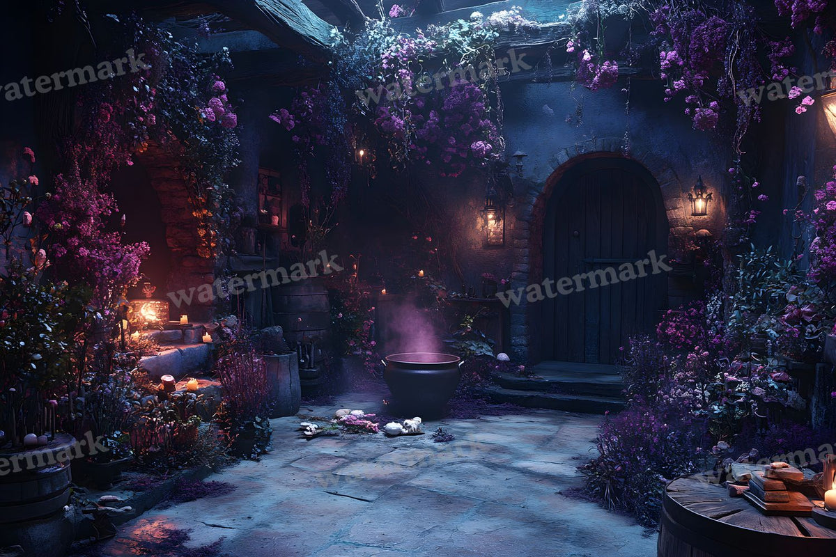Wicked Witch Garden Backdrop Images