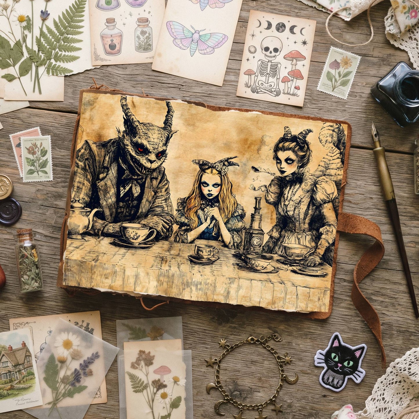 Alice In Wonderland Digital Papers