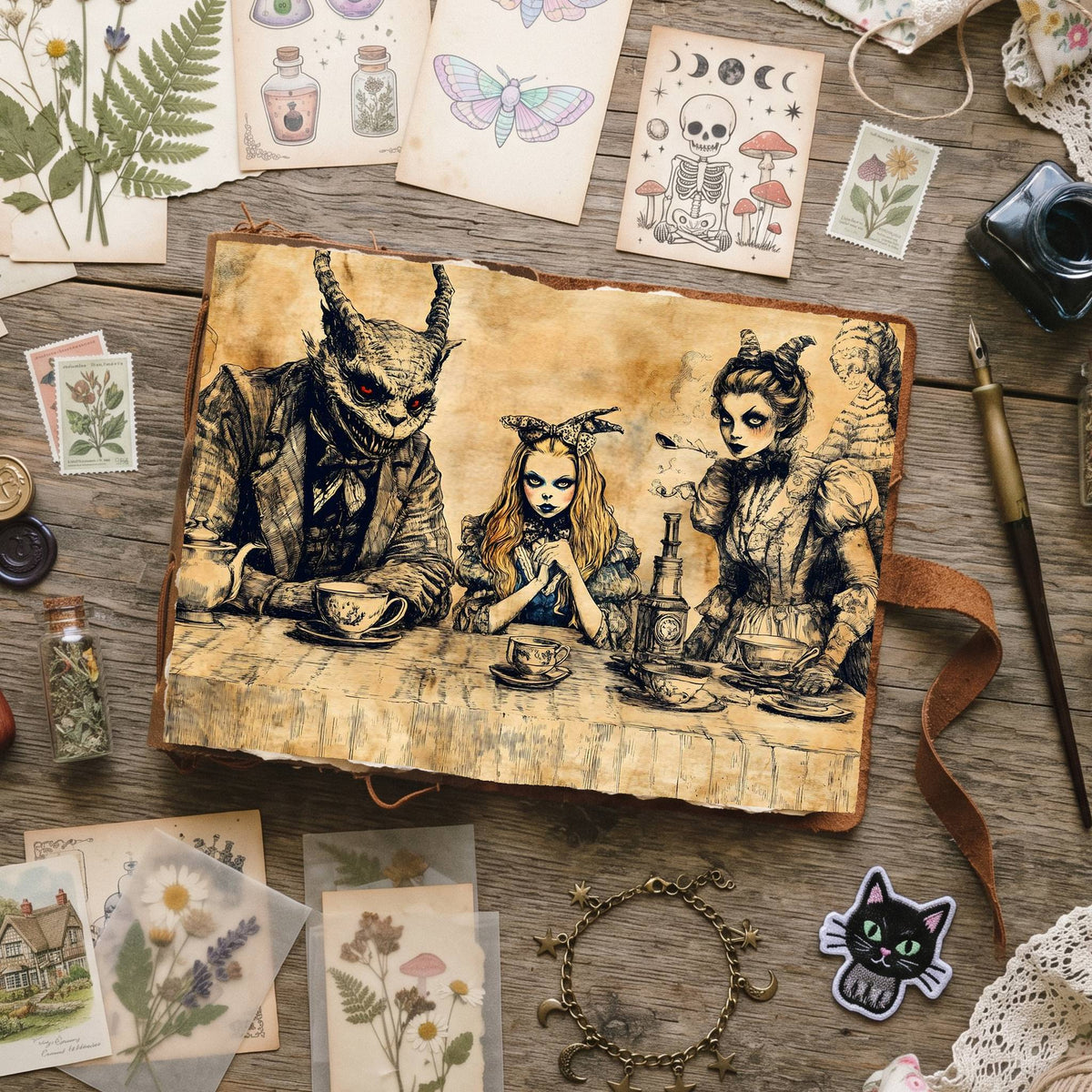 Alice In Wonderland Digital Papers