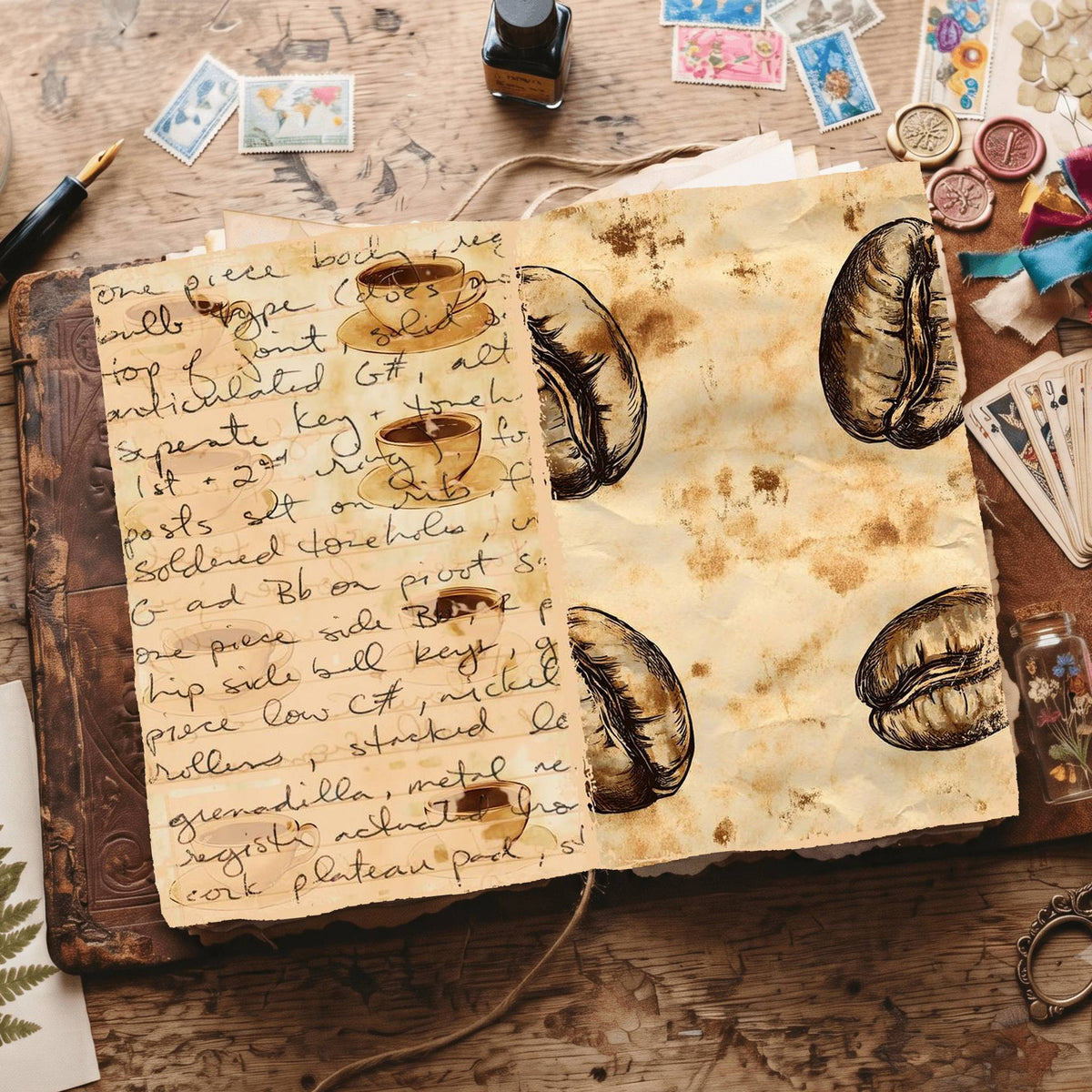 Coffee Digital Papers