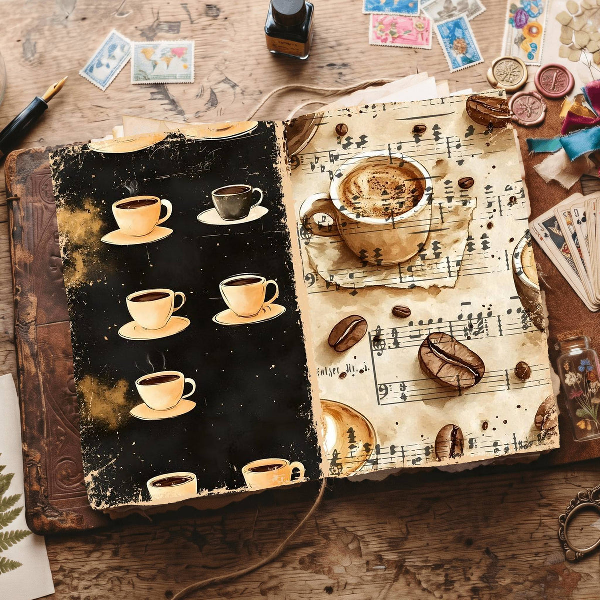 Coffee Digital Papers